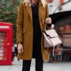 Spring and Autumn Medium and Long Large Size Woolen Women's Coat Woolen Coat