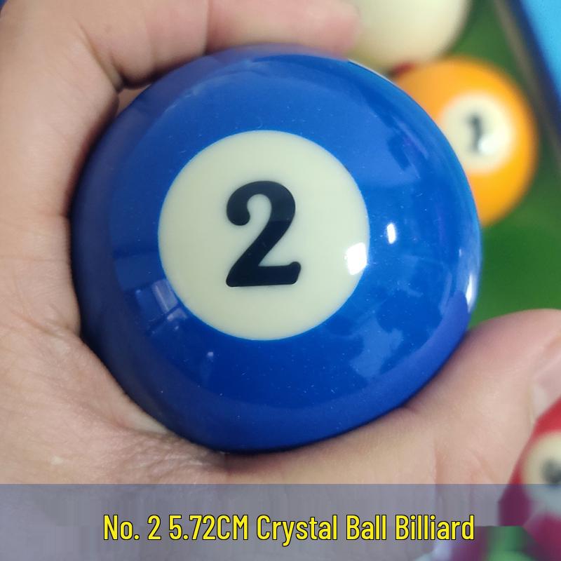 Standard American Billiard 16-Ball Set: Black 8 & 9-Ball with Large Numbers
