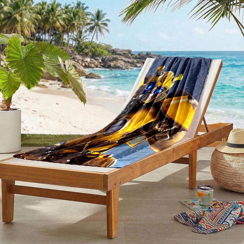 Bumblebee Fashion Beach Towel: Ideal for Summer Adventures Soft, absorbent and quick drying suitable for swimming and bathing