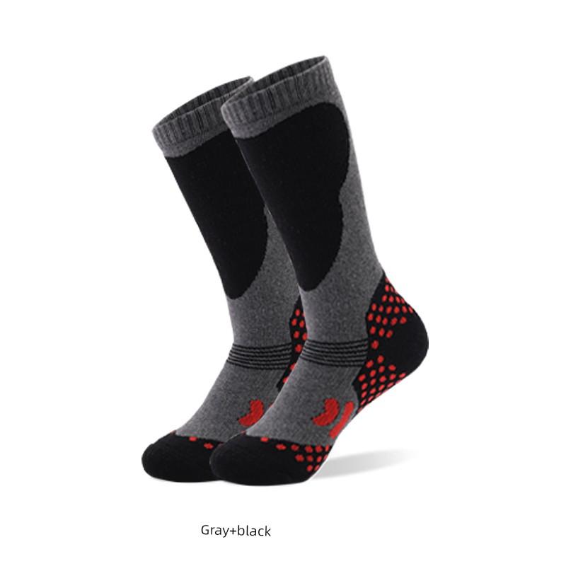 Outdoor Kids Ski Socks Men and Women Long Tube Thickened Heattech Wool Coil Bottom Climbing Socks Hiking Socks Ugg Long Socks