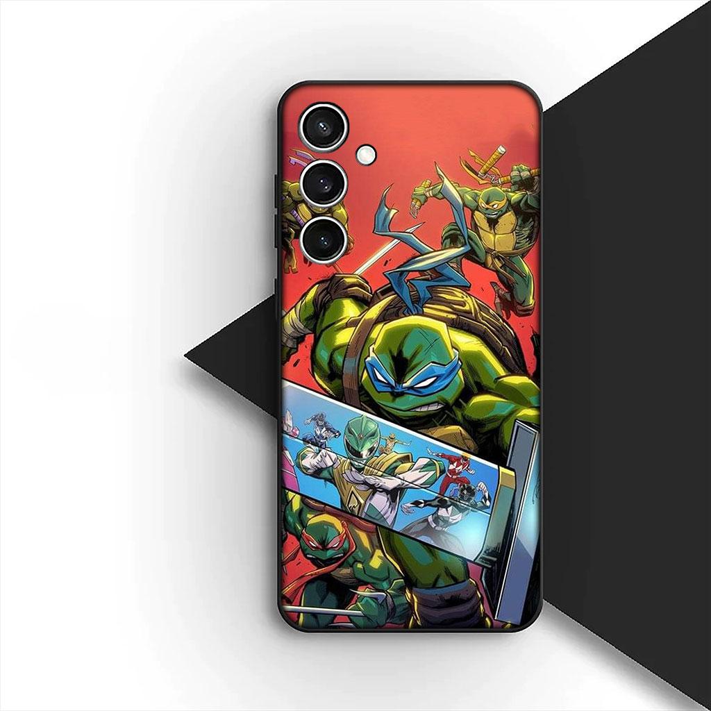 Phone Cover for Motorola Moto G86 G57 E14 E15 G14 G34 G35 G84 G24 A54 G15 Power E22 Soft Case Ninjas Anime T-Turtles Cartoon