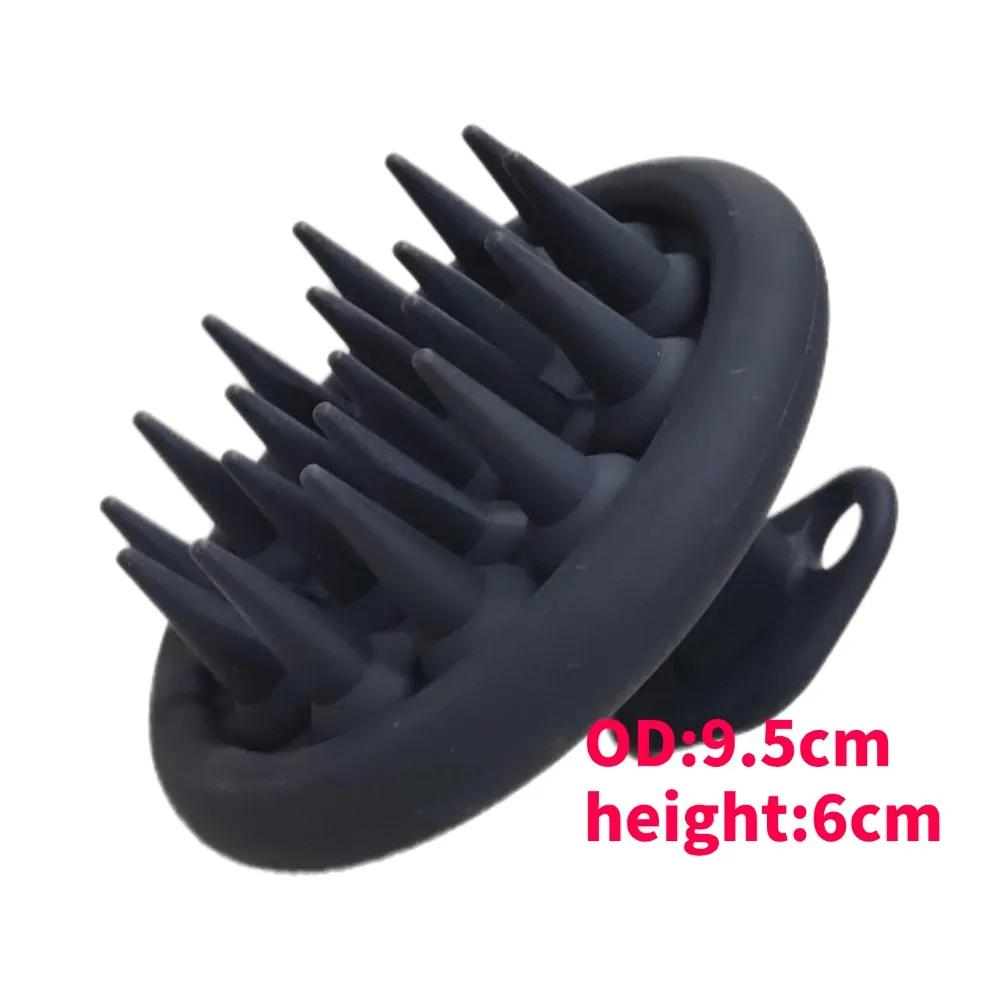 Silicone Shampoo Brush Hair Massager body scrubber Head Scalp Massage Comb Body Massage scrubber Bath Salon Hairdressing Tools