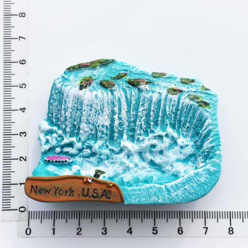 3D Нью-Йорк классические смоляные магниты на холодильник домашняя кухня коллекционные сувениры декоративный подарок для путешествий