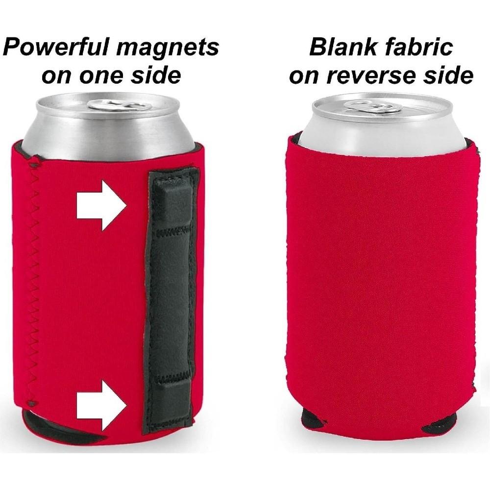 12Oz Magnetic Can Sleeve Neoprene Can Cover Portable Can Cooler Insulated Sleeve BBQ