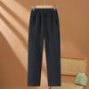 Mom's Spring Style Fleece-Lined Loose High Waist Plus Size Pants for Middle-Aged & Elderly Women
