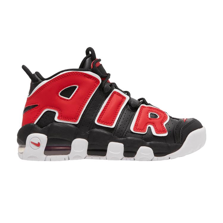 Kids' Sneakers Nike Air More Uptempo Bred (GS) Black/University Red/White