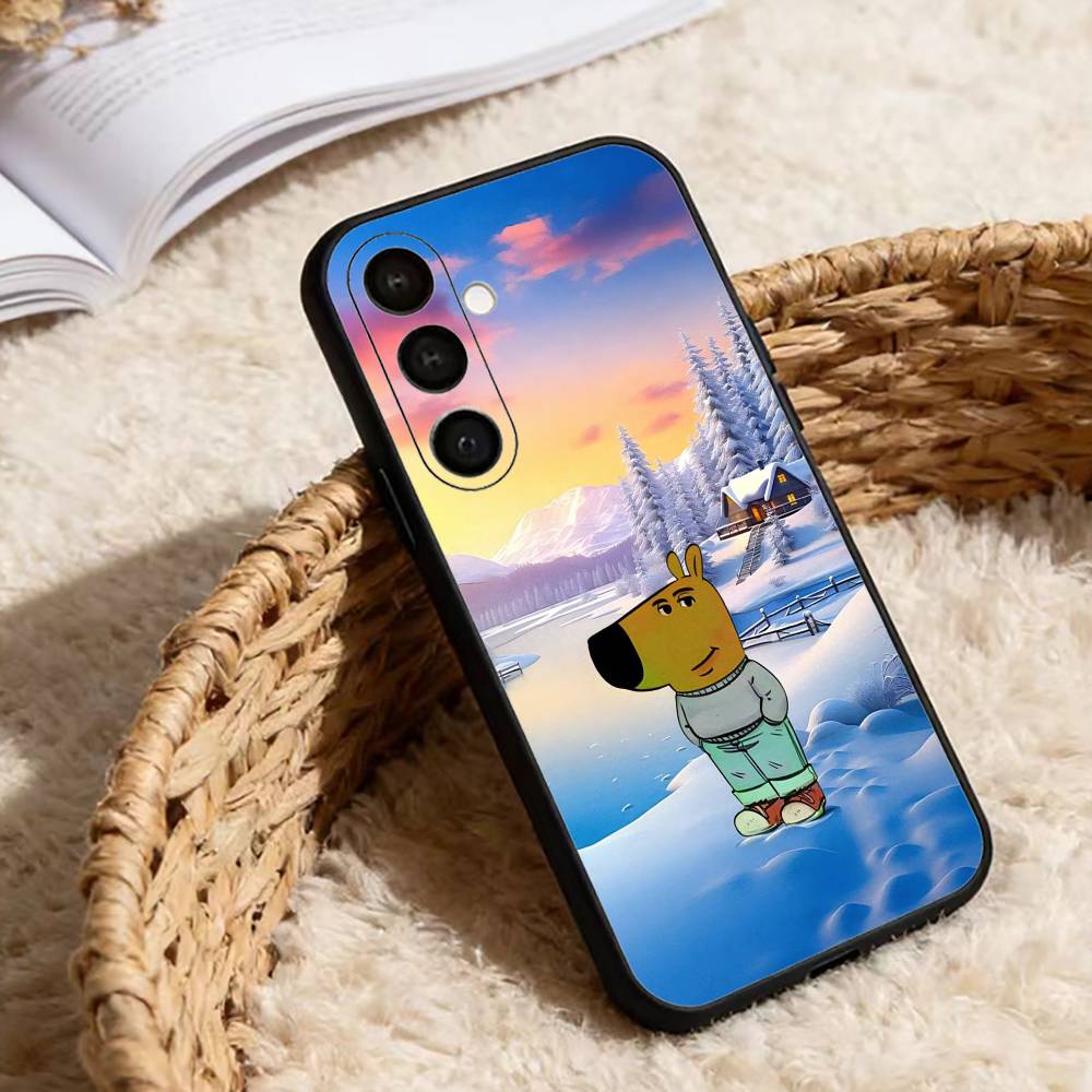 I Am Just a Chill Guy Phone Case For Samsung Galaxy A20,21s,22,31,32,52,53,72,73,80,91 Soft Black Shell
