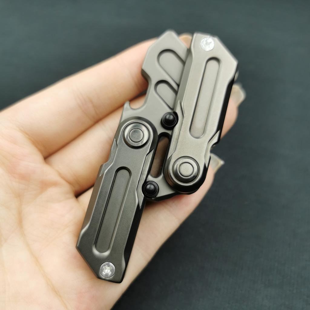 Металлическая магнитная фиджет-монета EDC для взрослых, многофункциональная монтировка, слайдер, игрушка для снятия стресса, подарок