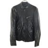 LITHIUM HOMME Made In Japan Single Riders Jacket 42 Black Leather Jacket Men's Used
