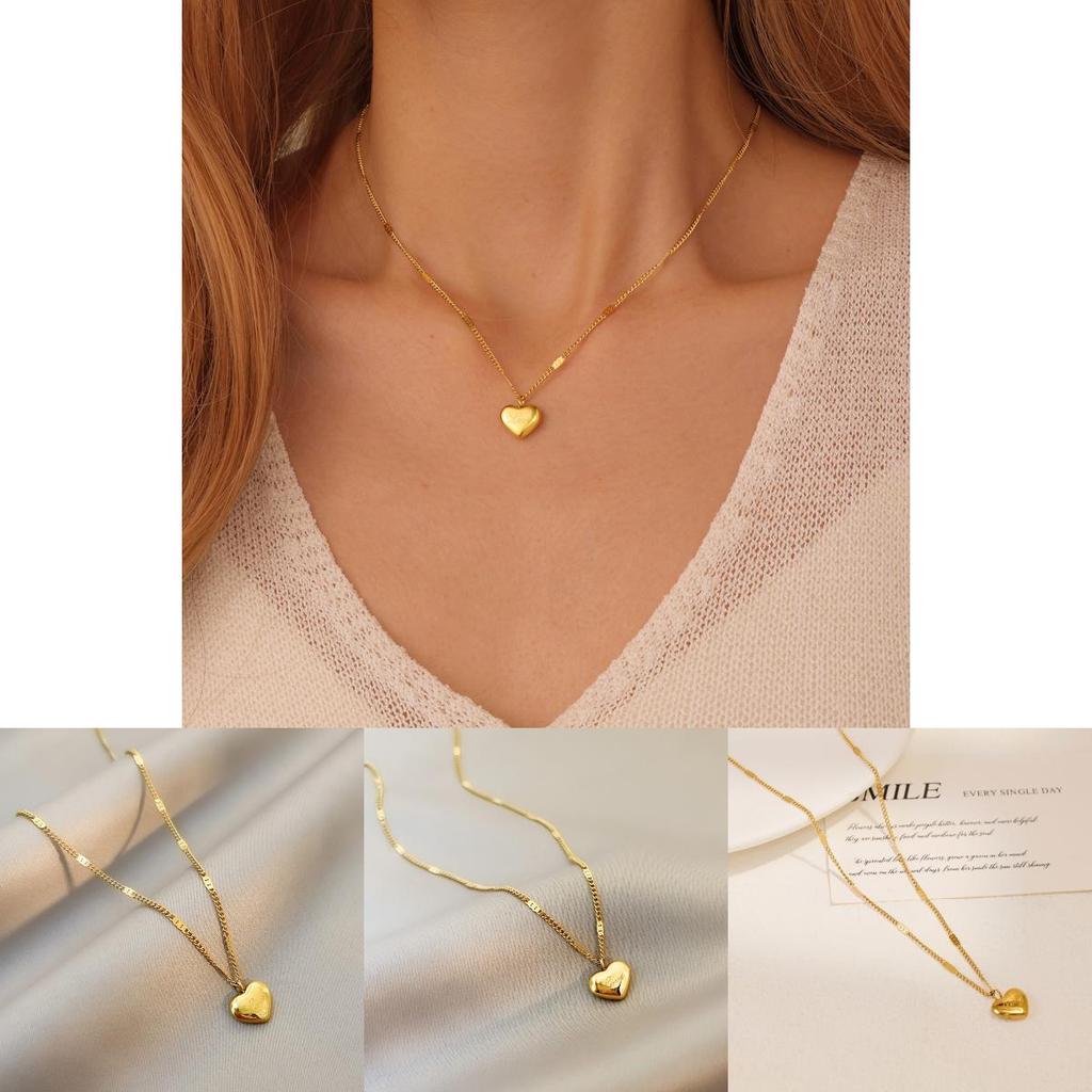 Минималистичное ожерелье-подвеска с буквой из титановой стали с золотым покрытием для повседневной носки и подарков