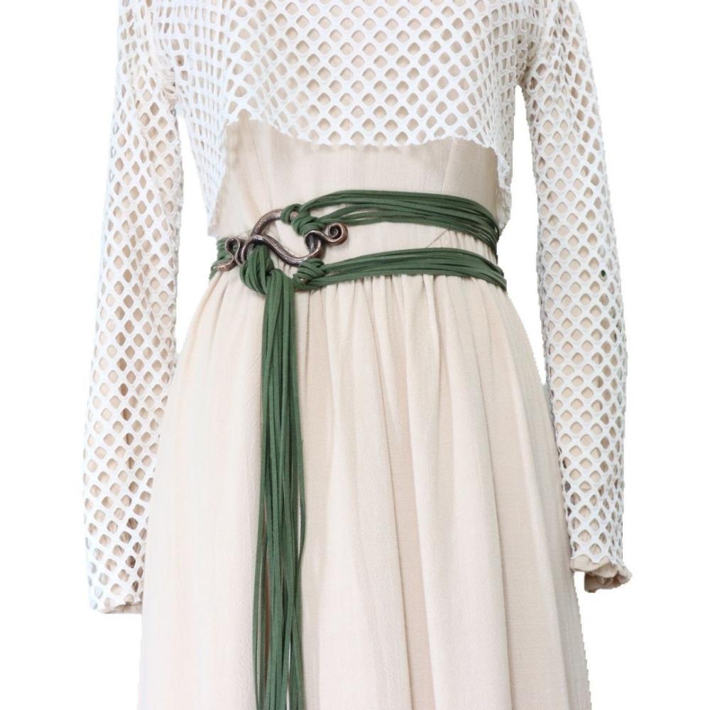 PU Leather, Metal Rope Ring Knotted Belt Decoration Viking Crossbody Chain  Witch Outfit