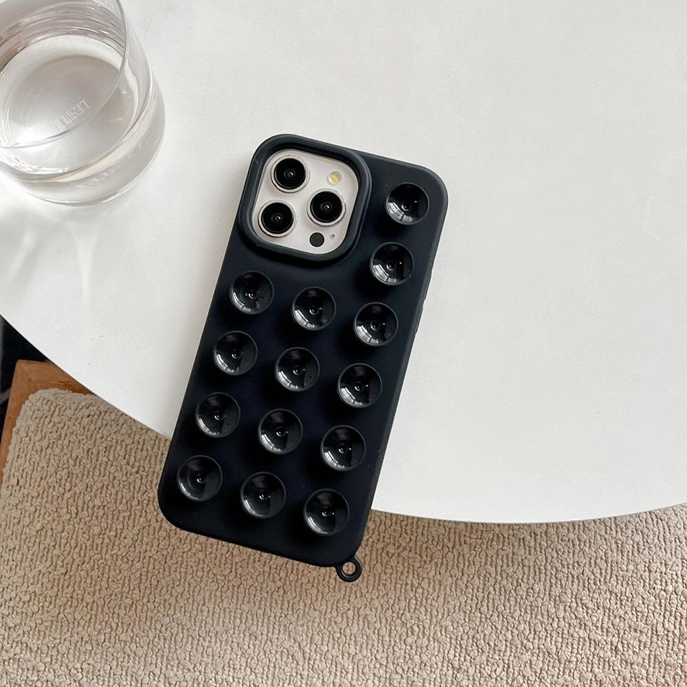 Suction Cup Phone Case for iPhone 11 12 13 14 15 iPhone 11 12 13 14 15 Pro 12 13 14 15 Pro Max Silicone Protective Phone Shell