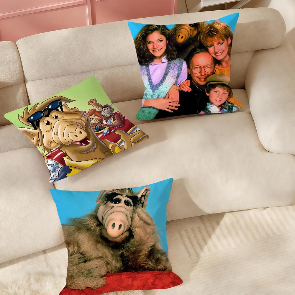 TV Series Alf Pillow Case Antidustmite Pillow Case Suitable For Bedrooms Living Rooms Cars Home Decoration