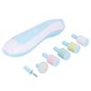Электрический инструмент для ухода за ногтями младенцев, триммер, шлифовальная машинка, кусачки для детей, малышей, розовый