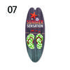 1PC Sea Surfboard Summer Beach Ocean Theme Decorative Wooden Printed Welcome Door Sign Home Board Vintage