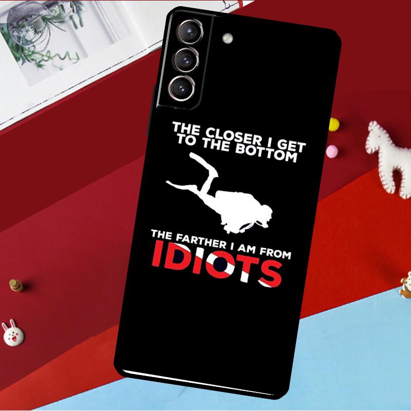 Diver Down Diving Flag Funda For Samsung Galaxy S26 S25 S24 S22 S23 Ultra Plus S20 S21 FE S9 S10 S25 FE Phone Case