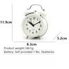 New Ultra Quiet Mini Bell Alarm Clock for Kids, Silent Non-Ticking, Minimalist Desk Clock, Loud Ring Bell, Perfect for Study and Home Use