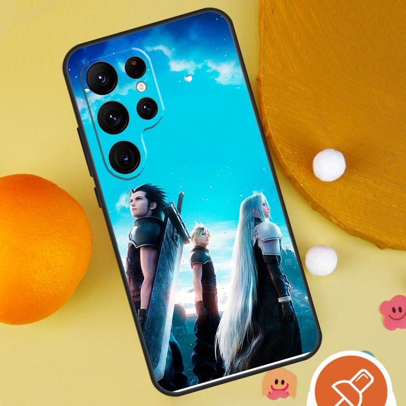 Чехол Final Fantasy для Samsung Galaxy S25 Ultra S24 S23 S22 S21 Ultra S9 S10 S20 Plus S24 FE Funda Cover