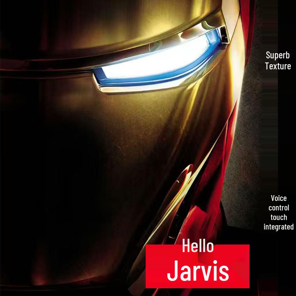 Железный человек 1:1 Шлем Jarvis для ношения - Электрическая трансформирующаяся маска-игрушка для детей