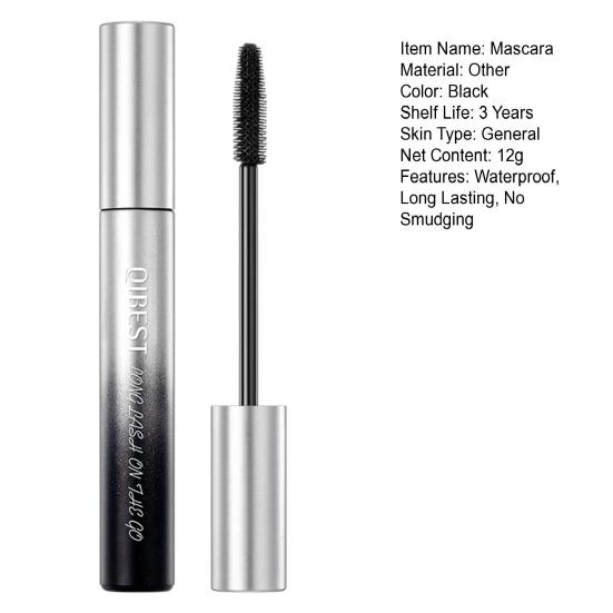Водостойкая тушь для ресниц 12 г, долговечная, толстые, завитые ресницы, без размазывания, дизайнерская тушь для больших глаз