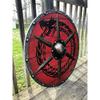 Medieval Larp Warrior Wood & Steel Viking Round Shield Armor Templar Shield