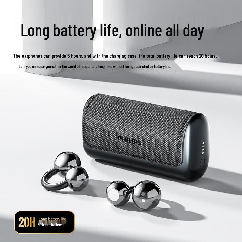 Philips TAQ5020 Open-Ear Clip-On Bluetooth Sports Headphones