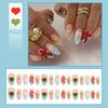 Wearable Nails 3D Three-dimensional Almond Manicure Dot Diamond Shell Starfish Advanced Nails Fake Nails