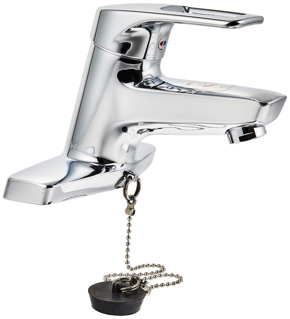 TOTO Washroom Faucet with 2 Eco Rubber Stopper Type TLHG30EGR Stand, Holes, Single, (Replacement)