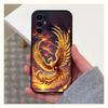 Крутой разноцветный чехол для телефона Феникс для Samsung S24, S21, S22, S23, S30, Ultra, S20, Plus, Fe, Lite, Note, 10, 9, 5G Черный мягкий чехол