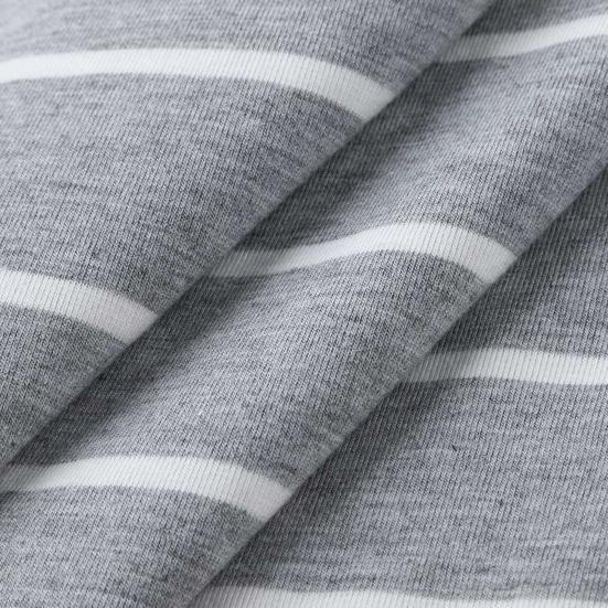 Summer Mother Breastfeeding Dress Openable Front Striped Round Neck Irregular Hem Short Sleeve Pregnant Women Nightdress Midi Dress