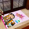 Mr Bean's Silly Adventure Themed Anti-Slip Rugs - Polyester Home Decor, Suitable for Bedrooms, Living Rooms, Doorways, Studios, and Decorations