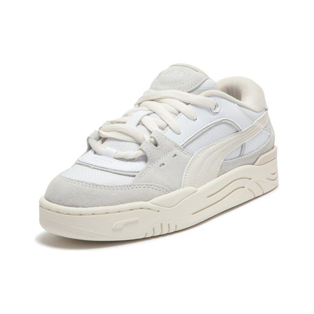 Puma 180 Round Toe Lace-Up Low-Top Sneakers Unisex Sneakers White Gray 389267-16
