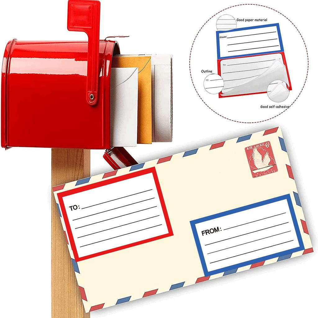 50/100/240 Sheets To from Return Address Mailing Labels Blank Mail Shipping Labels for Package Mailing Boxes Envelopes