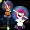 Windmill Toy LED Spinning Windmill Music Luminous Sticks Halloween Glow Stick Rotating Light Toy