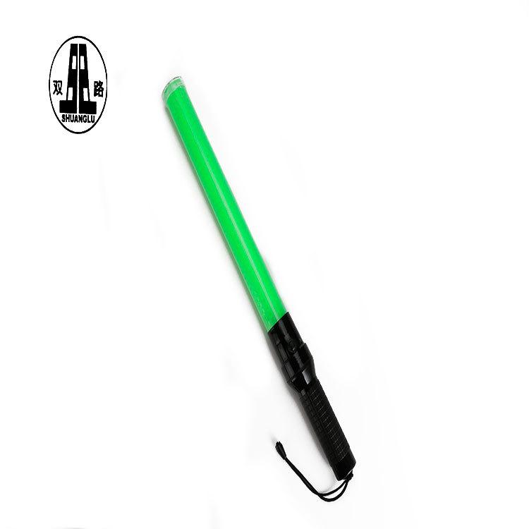 LED Flashing Traffic Warning Baton with Green Battery