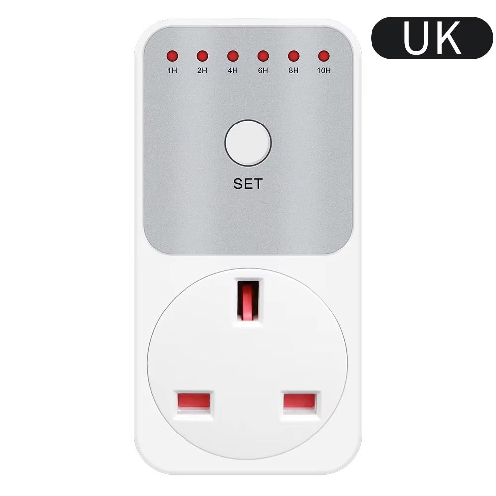 Розетка 10-часовой таймер-выключатель Переключатель установки времени обратного отсчета Таймер Электронный ваттметр Бытовой