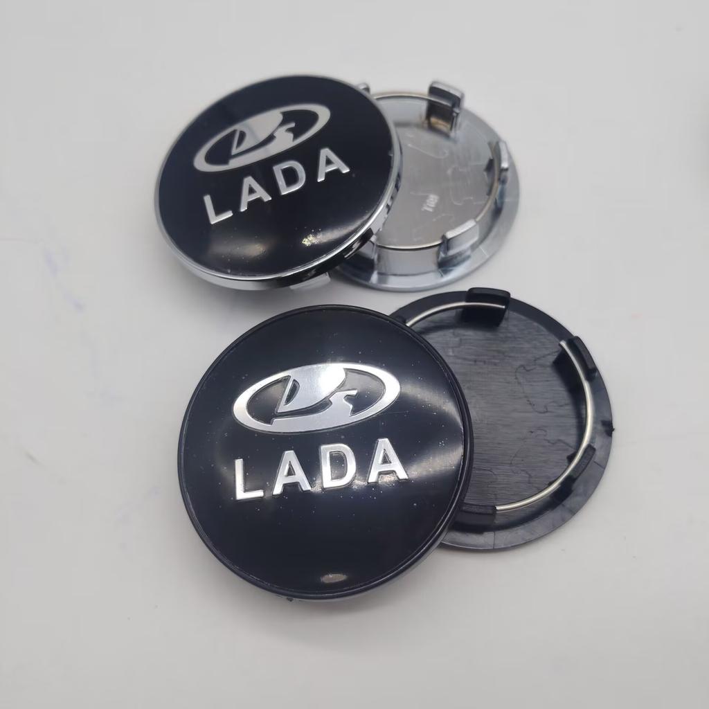 4Pcs Lada Wheel Center Cap 69mm 56mm(ID) Rim Cover Hub Cap Wheel Hubcap LADA Emblem Car Styling Accessories