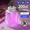 2PC Mosquito Killer Lamp USB Rechargeable Portable Electric Fly Trap Insectkiller Lamp Outdoor Secure Mute Anti Mosquito Lamp