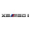 Серый значок для BMW X3M X4M X5M X6M X7 M Power Значки Шильдик Логотип 40i 40d 50i 50d 60d 60i ABS Задний логотип Автоаксессуары
