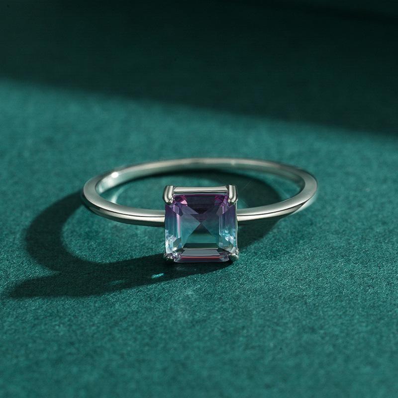 Tancise Classic стерлингового серебра 925 пробы кольцо с цирконом женские ювелирные изделия свадебное обещание вечерние подарок