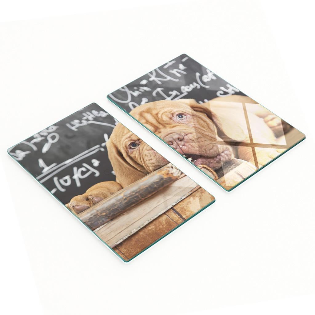 Decorative Glass Chopping Boards Book "Dog Bites" 2x30x52 cm