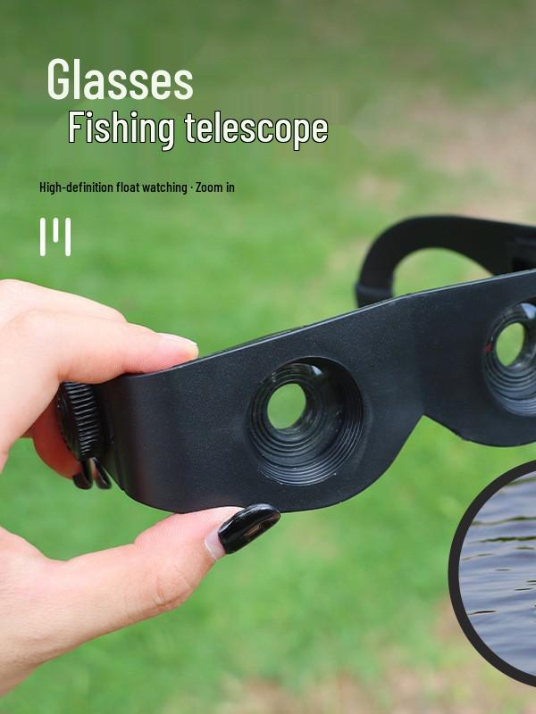 Рыболовные бинокль-очки HD с высоким увеличением и ночным видением - Портативные наружные бинокли для наблюдения за водой