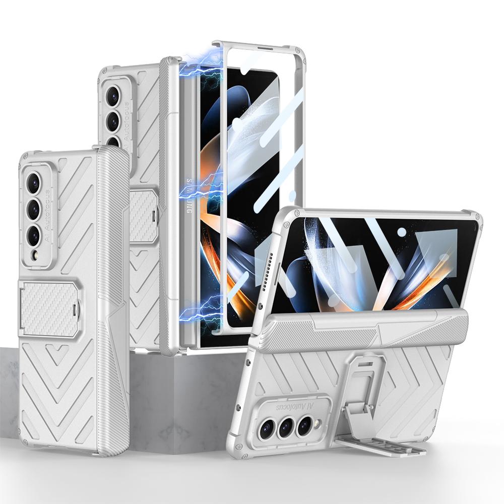 Anti-Drop Screen Glass Film Protector Case for Samsung Galaxy Z Fold 4 5G Fold4 Zfold4 Shockproof Full Body Cover Coque