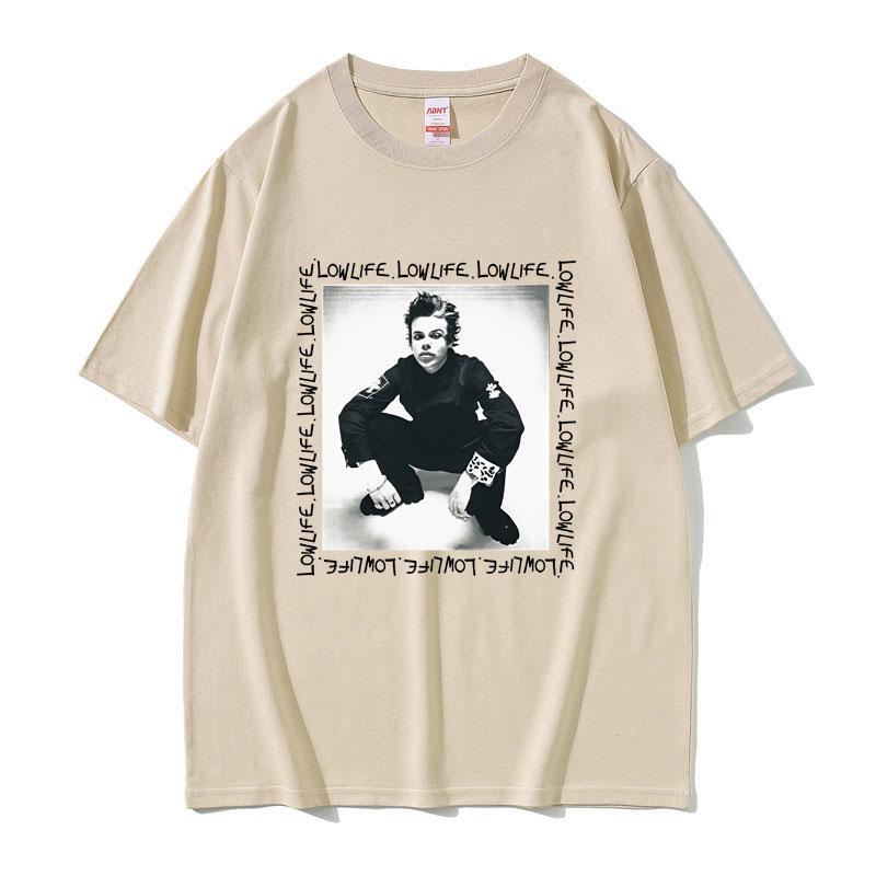 Rocker Yungblud Lowlife Album T Shirts Unisex Women Fashion Rock Vintage Short Sleeve Tshirts Casual Oversized Tshirt Streetwear