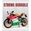 1/12 Ducati 1199 Panigale Сплав Модель Мотоцикла Литой Металл Гоночный Мотоцикл Модель Звук Свет Украшение Детская Игрушка Подарки