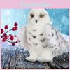 Adorable Wizard Snowy Owl Plush Toy Soft Stuffed Doll For Kids Christmas Gift