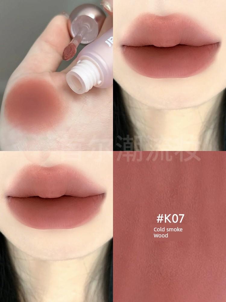 Pinkbear Leather Bear Butter Bear Lip Gloss Lip Mud Matte Nude Color Series Water Essence Lipstick Moisturizing Lip Lacquer Women