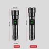 80W LED Rechargeable LED Flashlights White Laser Lamp Beads Long Range 1500m High Power LED Flashlight Lantern Camping Torch