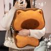 Simulated Toast Cat Plush Toy Throw Pillow Cute Child Hugging Sleeping Bear Cat Biscuit Doll