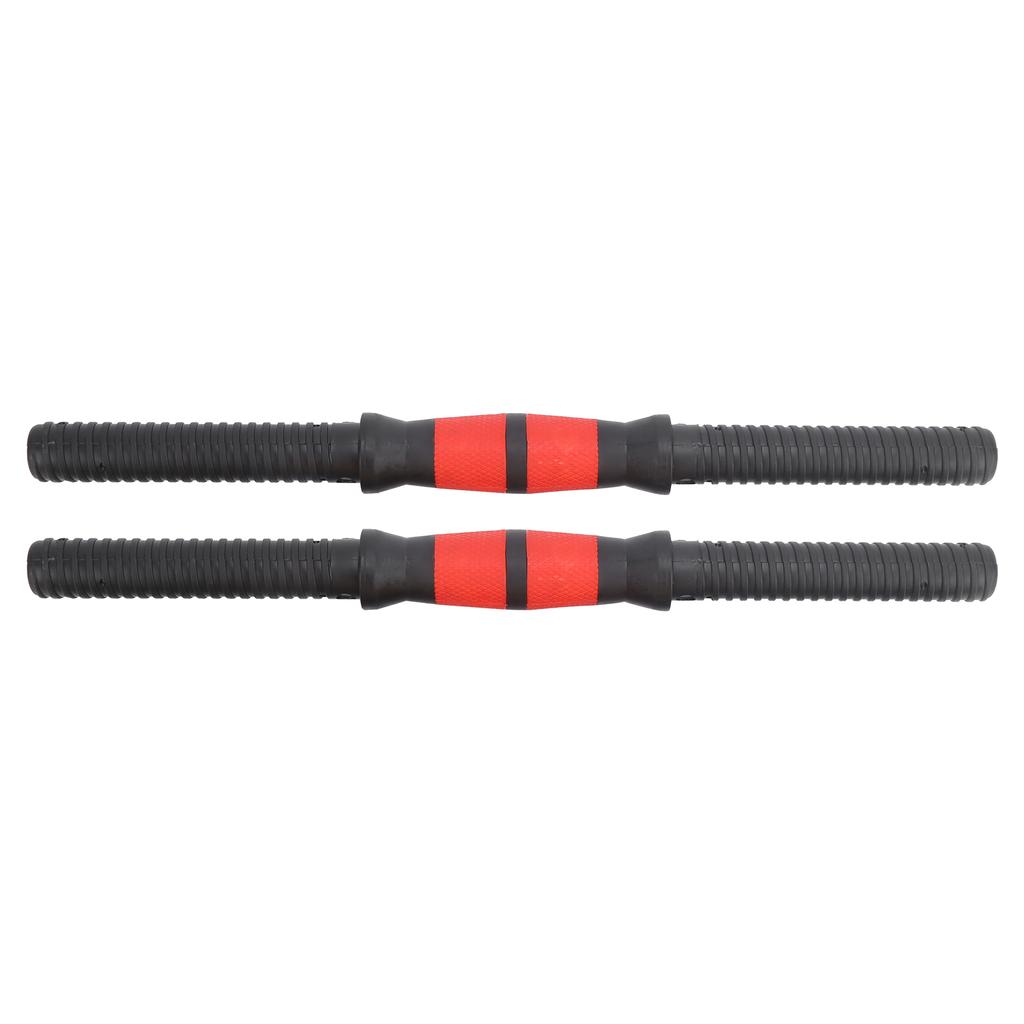 40cm Dumbbell Bars Weight Lifting Dumbbell Handles with 4Pcs Nuts Fitness Equipment